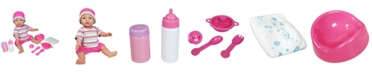 Lissi Dolls Lissi Pippi Drink and Wet Baby Doll, 8 Pieces